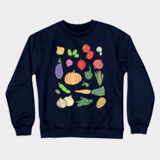 Vegetables Cottagecore Aesthetic Countrycore Farmcore Garden Crewneck Sweatshirt